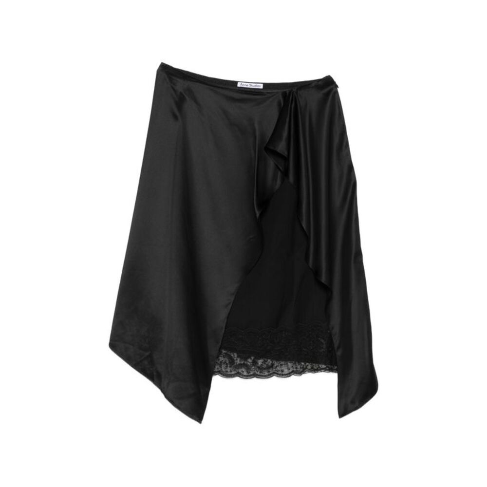 Acne Studios Women Satin Midi Skirt